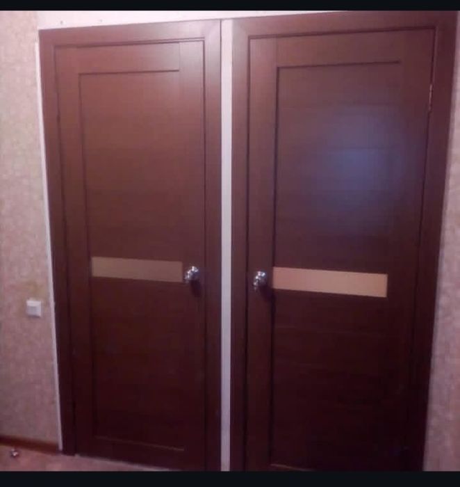 Установка межкомнатных дверей.