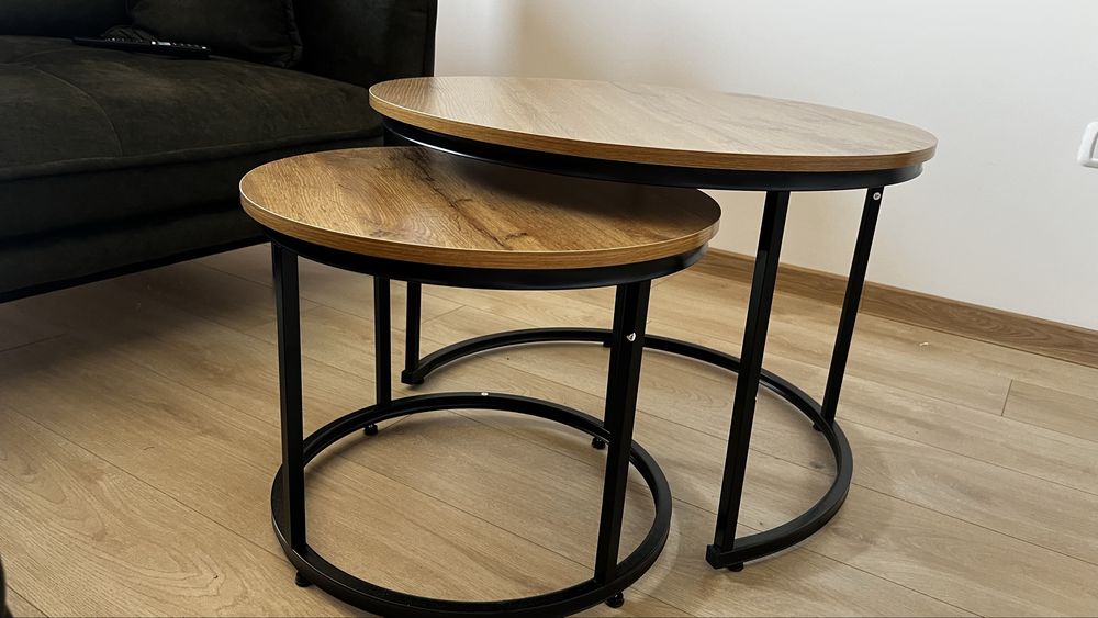 set masa cafea 50cm si 70 cm