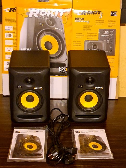 Активни студийни монитори 2бр. KRK Rokit 5 G3 - черни