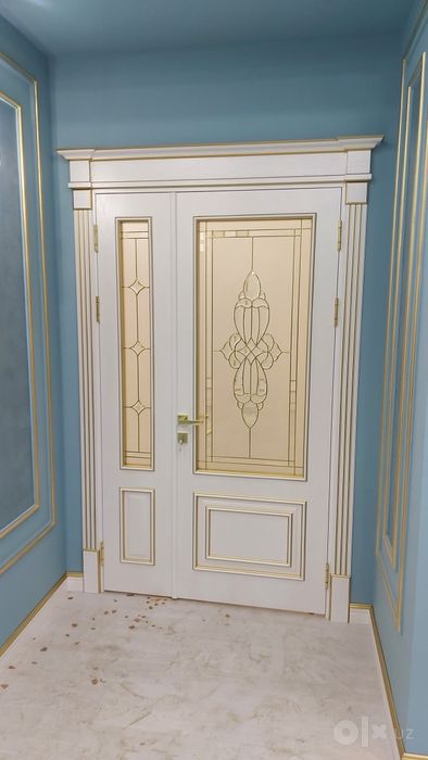 Установка межкомнатные двери и мдф плинтус.