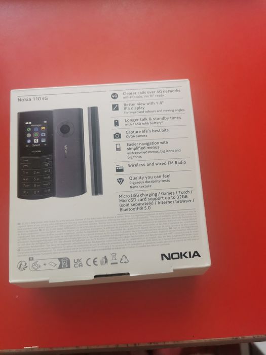 Vând telefon Nokia 110, 4g, negru