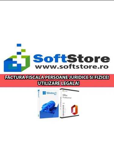 PACHET DUO: Licenta Windows 11 Pro + Office 2021 Pro Plus - Legal!