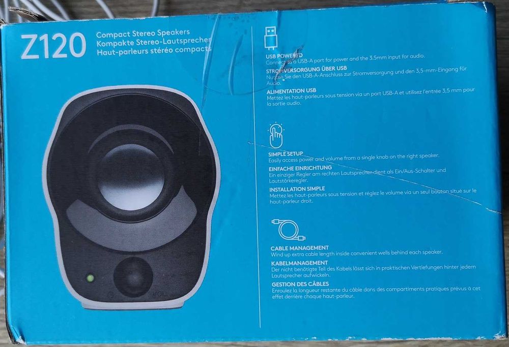 Sistem Boxe stereo Logitech alimentare USB