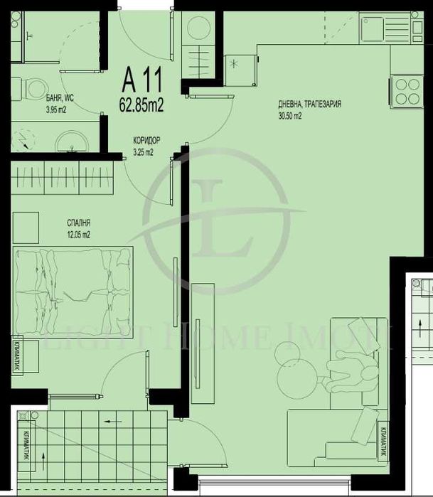 Продава се Двустаен апартамент в Пловдив, Христо Смирненски - 81 кв.м за 1337 €/кв.м - Снимка #4