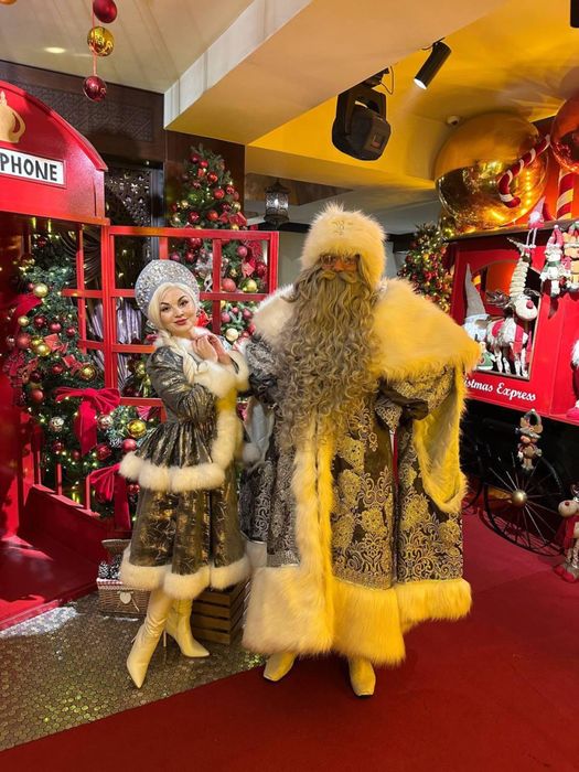 Дед мороз и снегурочка на Новый год