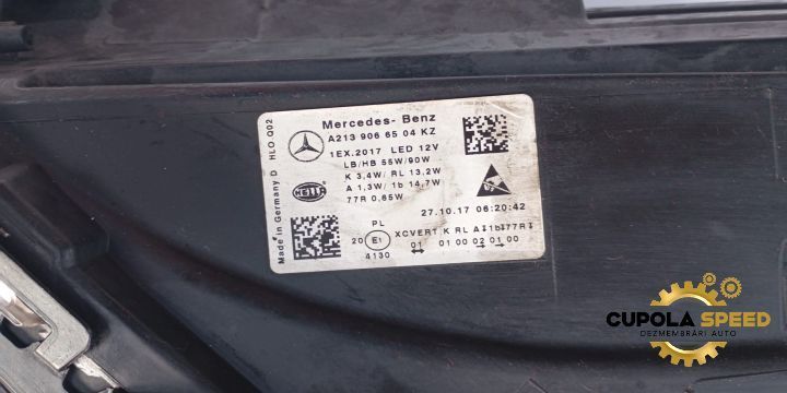 Far stanga Led Multibeam (de Europa) a2139066504 Mercedes-Benz E-Clas