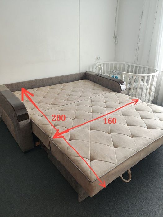 Divan, yotoq bo'ladigan divan, yumshoq mebel Диван кровать с местом дл