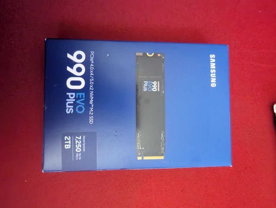 НОВ | 2TB Samsung 990 EVO Plus | NVMe SSD диск Gen4 | DRAM кеш | скорост до 7250 MB/s | формат M.2 2280