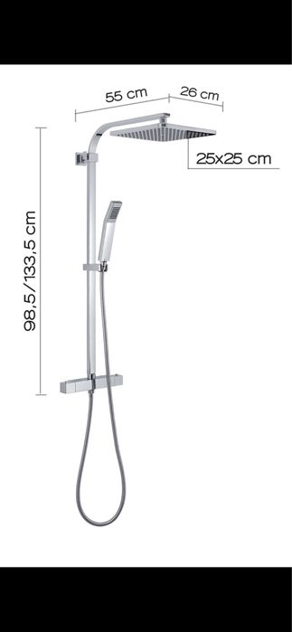 Душ колона с термостат Gedy 10301