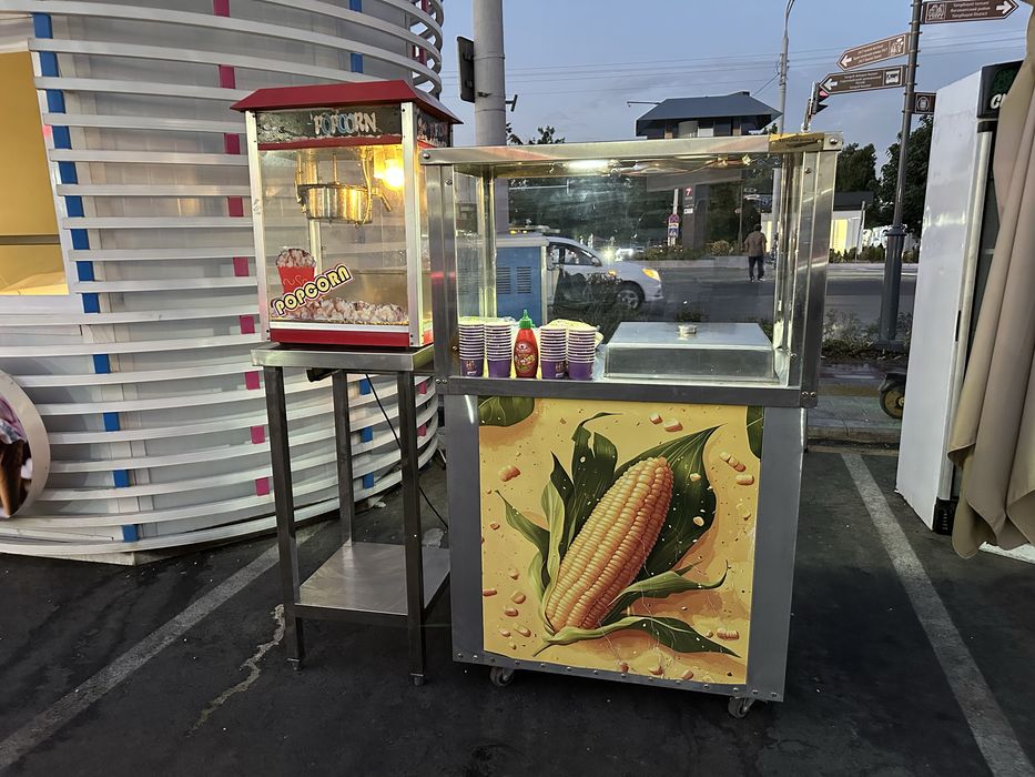 Joxori va popkorn aparat sotiladi