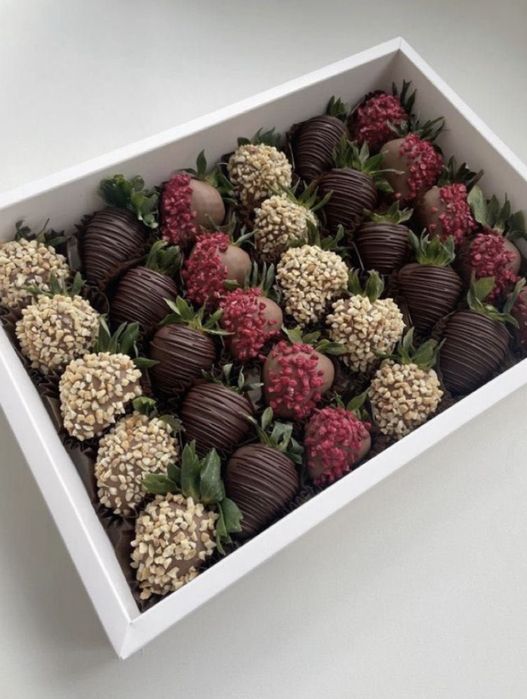 клубника в шоколаде