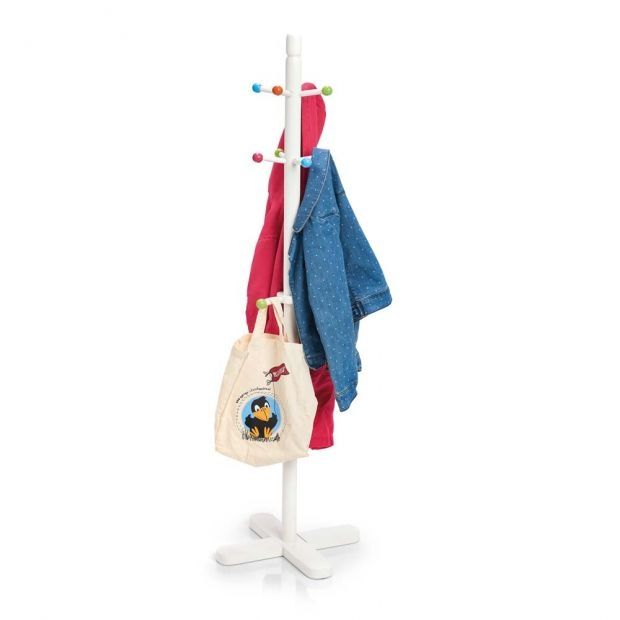 124см Детска дървена закачалка за дрехи