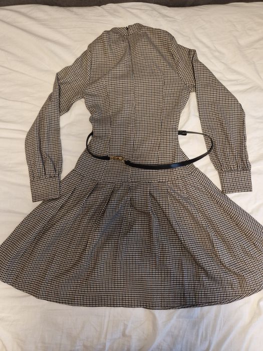 Rochie medie, in carouri, Mohito