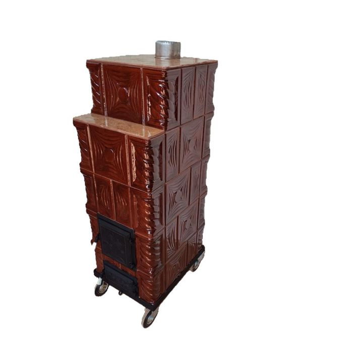 Soba de teracota maro dreapta 46x56x140 cm