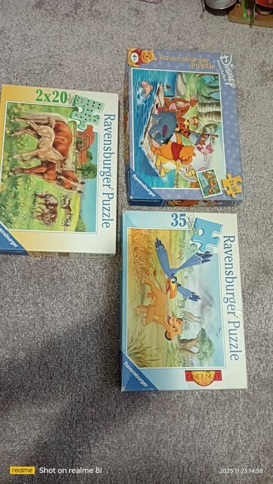 Puzzle cu piese mari