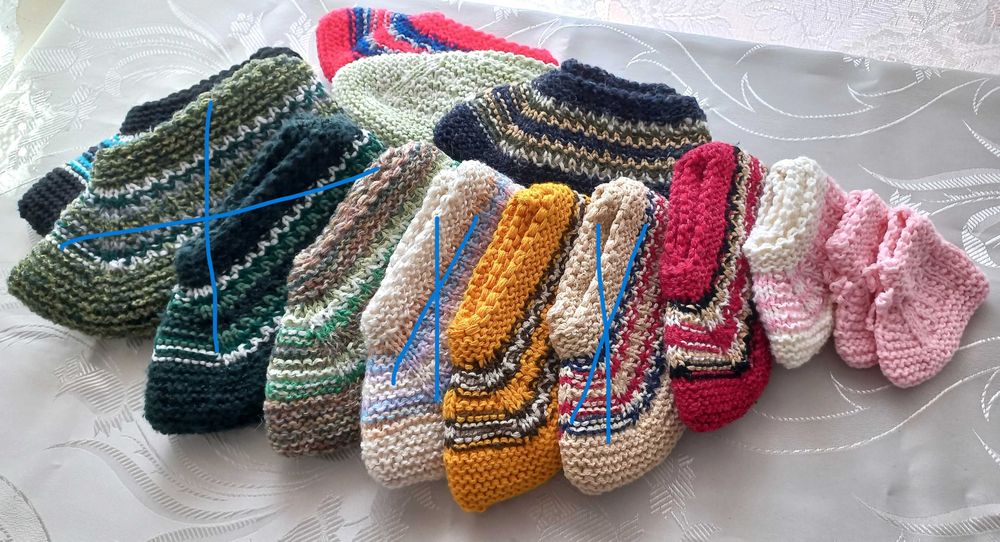 Терлици ръчно плетени дамски, младежки и детски модели