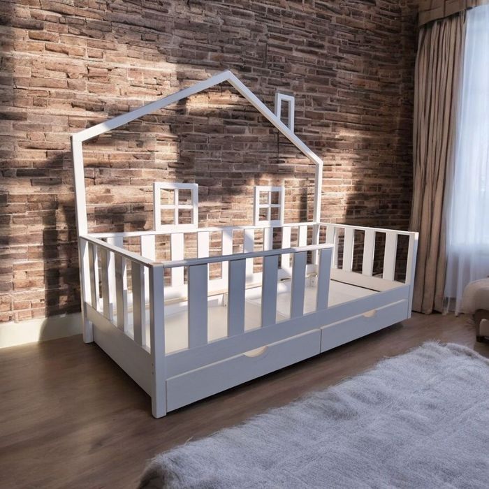 Детско легло - къщичка, тип Монтесори