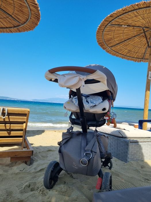 Stokke Xplory X + бебешки кош + летен кош - цвят Modern Grey