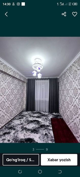 Arzon kvartira sotiladi