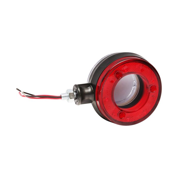 Lampa pozitie cu LED 12/24V pentru oglinda camion rosu/alb