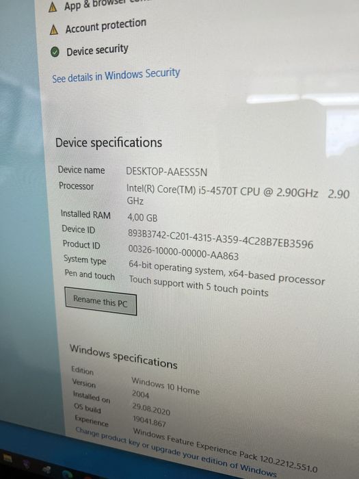 Hp pro one 400 G1 i5