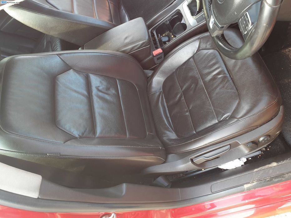 Interior Piele cu Incalzire Scaun Scaune Stanga Dreapta Fata Spate Bancheta cu Sezut si Spatar Volkswagen Passat B7 Berlina Sedan 2010 - 2015 [K9676]