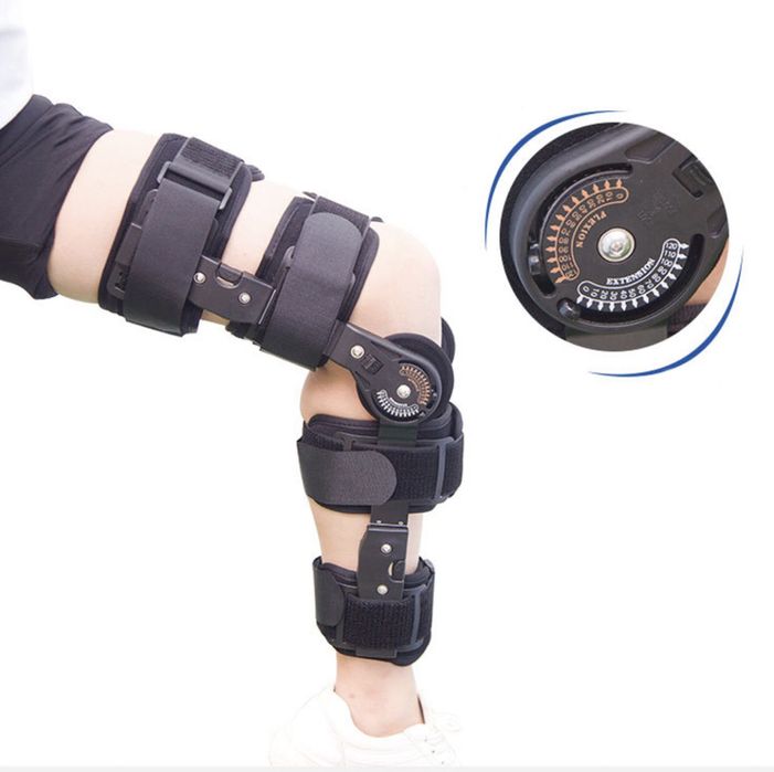 Професионална Медицинска Шина за Коляно Универсална Регулируема