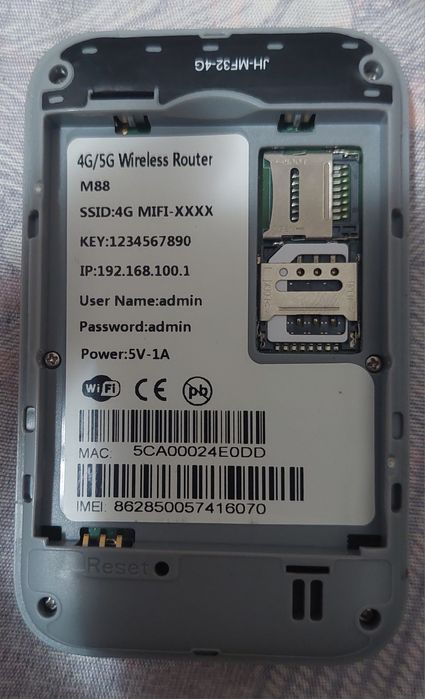 WiFi Bvot sim karta bilan ishlaydigan wifi