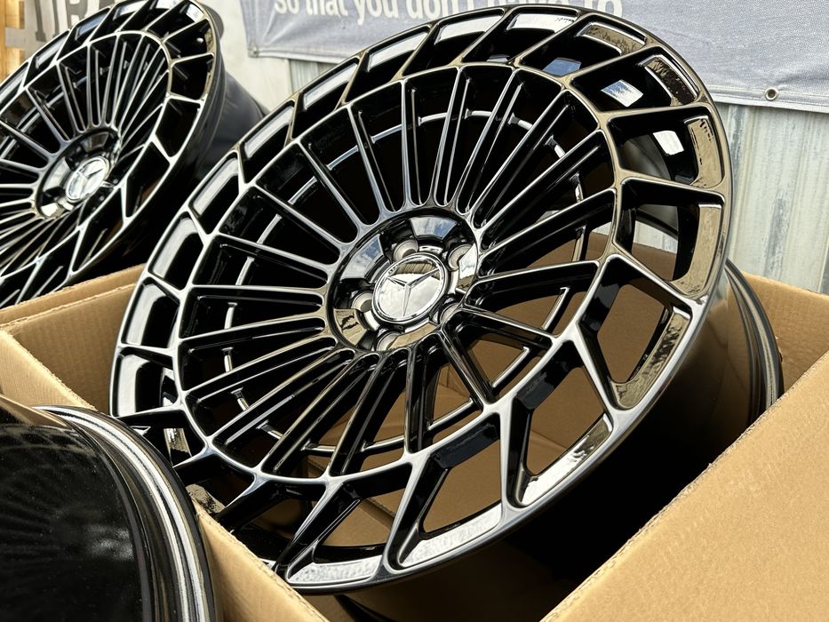 Jante noi MERCEDES AMG BLACK - 5x112 R20 8,5J 9,5J pentru Sclass