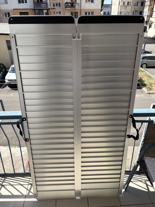 Rampă pliabilă din aluminiu 157×84 cm, 400 kg – stare foarte bună