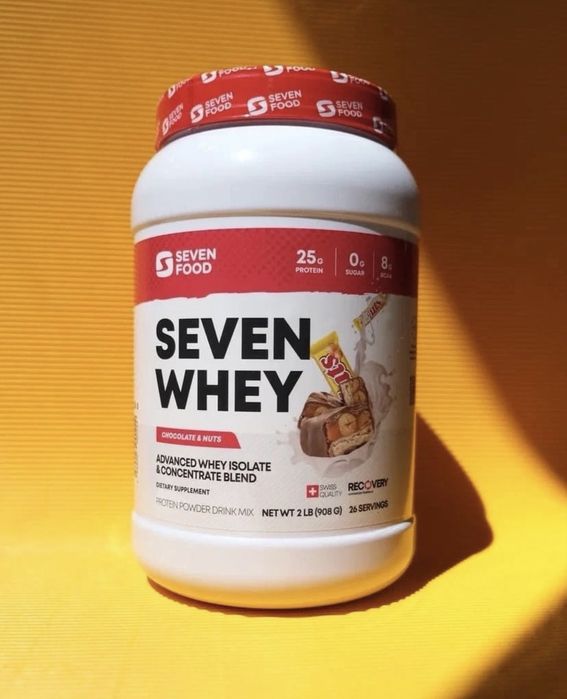 Протеин изолят seven whey 908гр