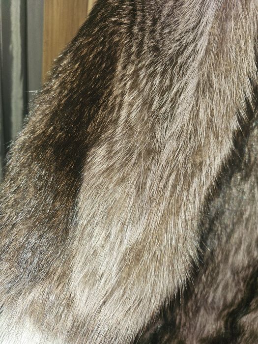 Палта естествен косъм визон