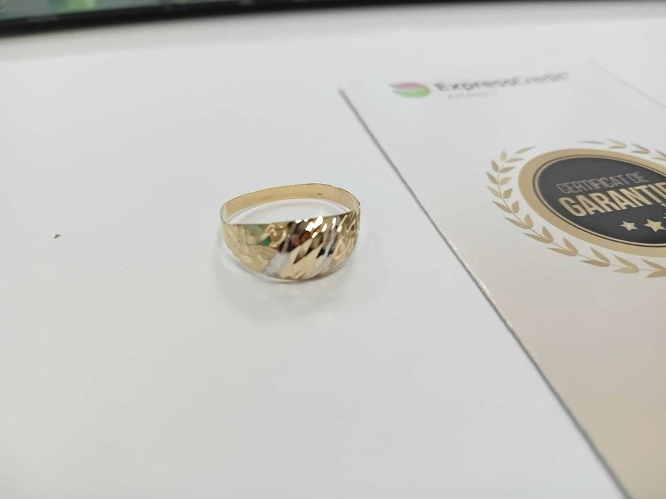 (Ag33) Inel Aur 14K Garantie 2 ani