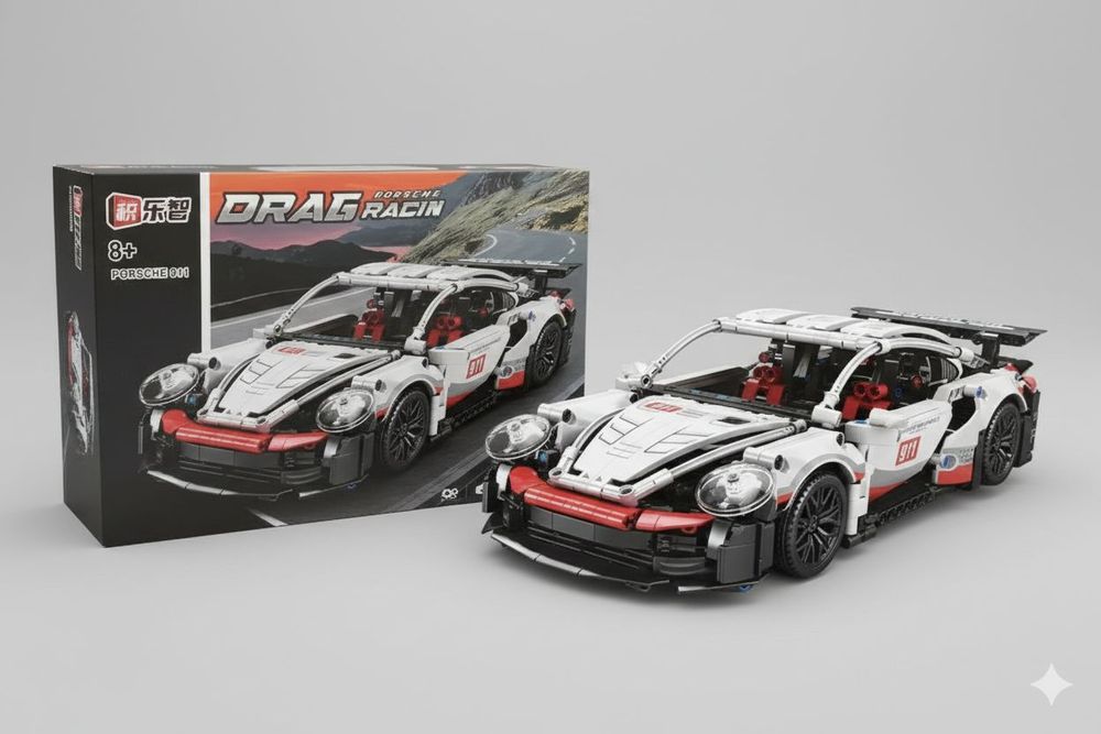 Конструктор спортивного автомобиля Porsche 911