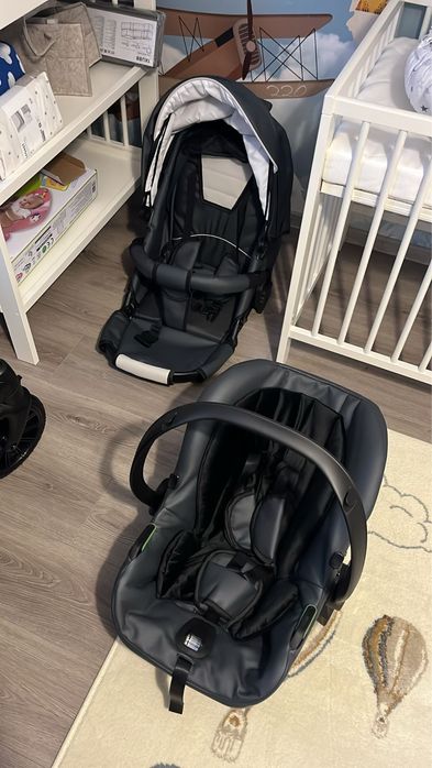 Carucior Krausman Rider Soft Grey 3 in 1