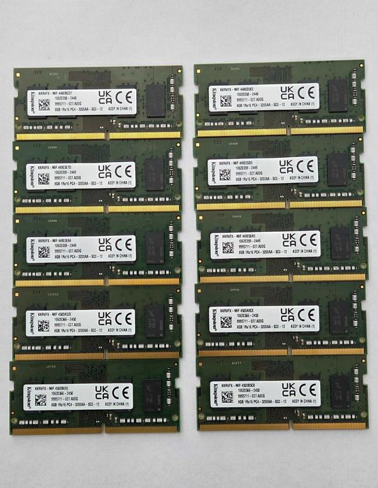 Memorie laptop KINGSTON 8GB DDR4 3200MHz 8GB (1Rx16)