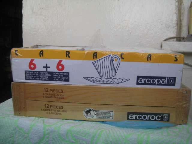 Arcopal праздничные наборы чашки блюдца