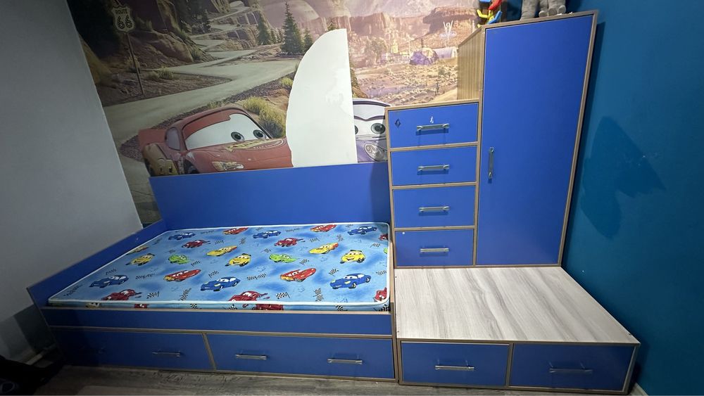 Детский гарнитур  для мальчика 70000 с матрасом