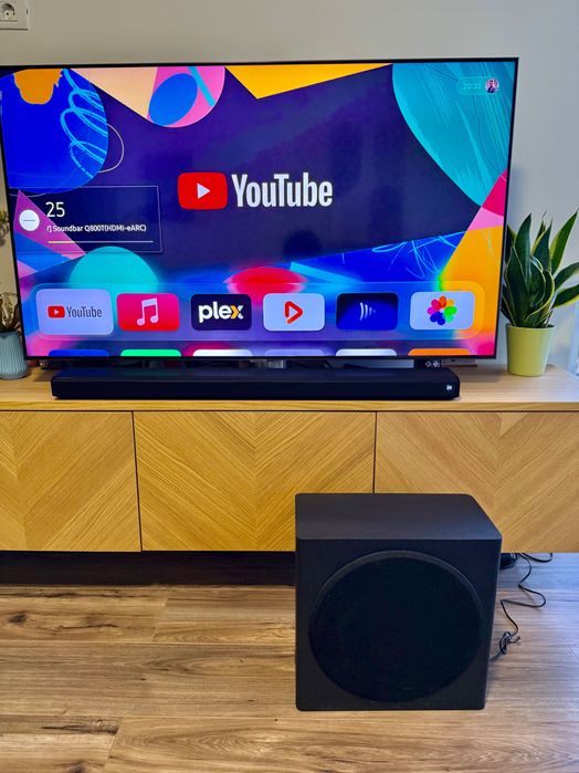 Samsung Q800T Soundbar 5.1.2 Subwoofer, Bass Puternic, Home Cinema