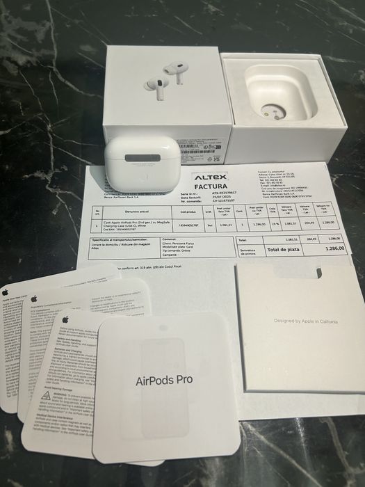 AirPods Pro 2 – Originale, stare foarte bună