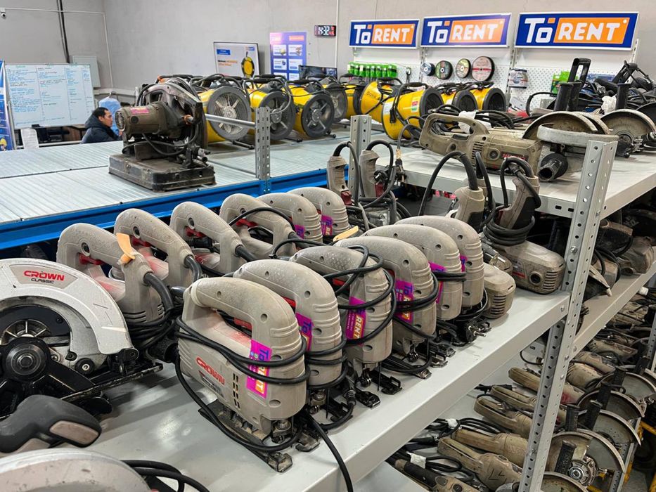 Аренда инструментов прокат Лобзик шуруповерт болгарка ушм