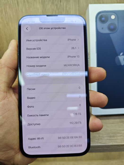 iPhone 13 128gb АКБ 100% без ремонт