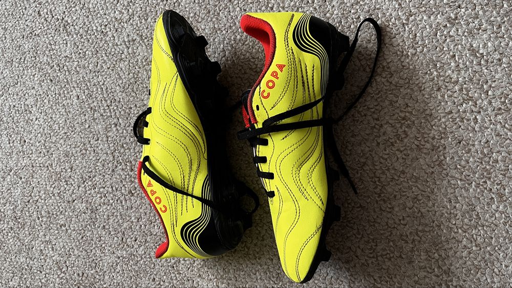 Ghete dr fotbal Adidas Copa Sense.4 FxG pentru copii