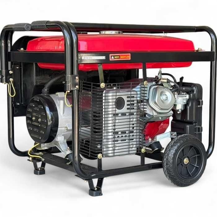 Бензинов генератор за ток Bullmax 7KW, Монофазен, Ел Старт, 420сс