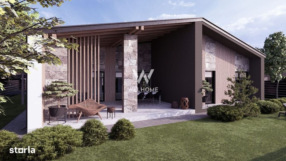 Casă individuală pe un singur nivel – 4 camere – Șura Mică