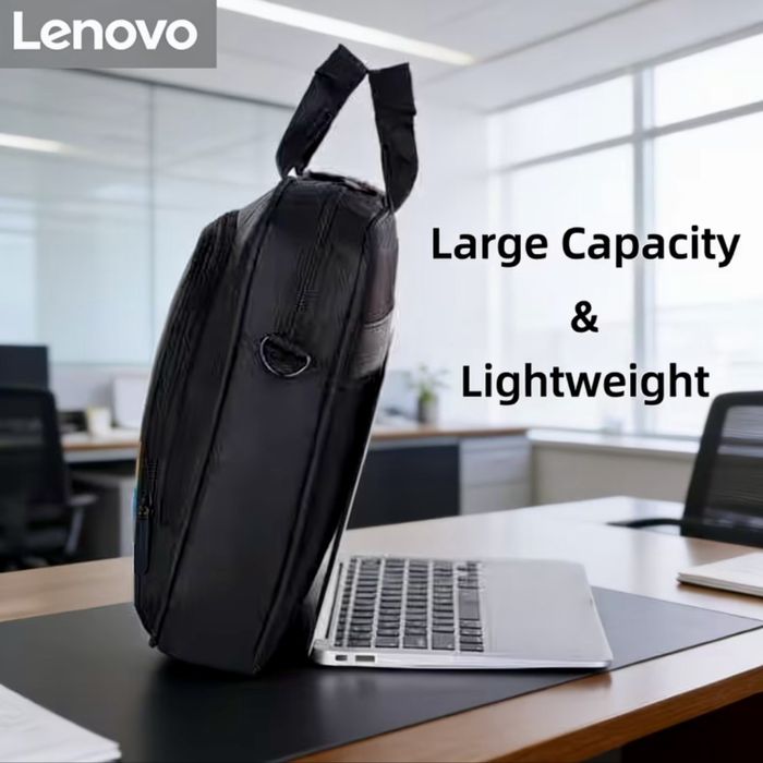 Мъжка платнена, офис бизнес чанта Lenovo - и за лаптоп