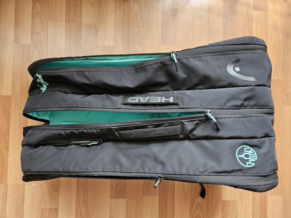 Head Tour Neon XL Bag, для 12 теннисных ракетокракеток