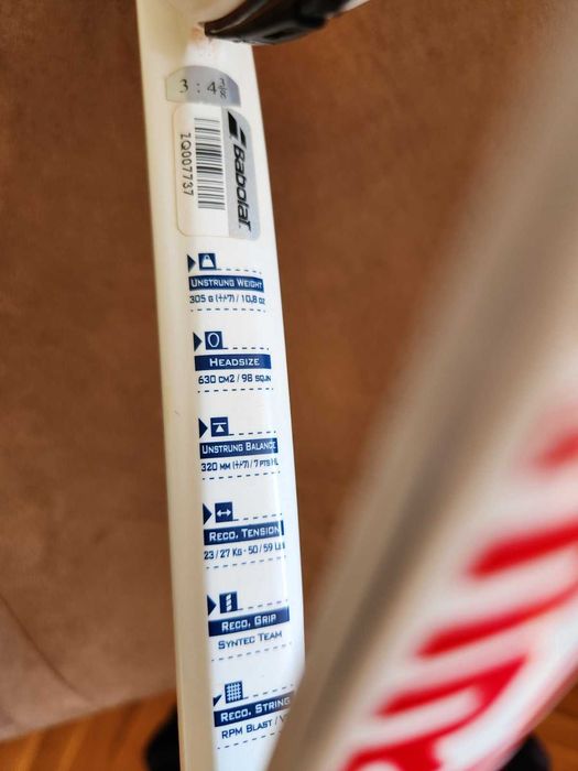 Тенис ракета Babolat Pure Strike 98 16/19 (305 гр.)