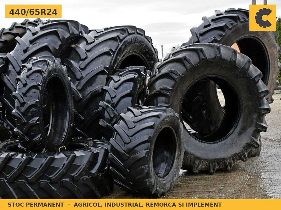 Anvelope Cauciucuri 440/65R24 440 65 R24 4406524 440 65R24 Pirelli Tractor Utilaje Agricole SH Second Hand IEFTIN Garantie 1 An Factura