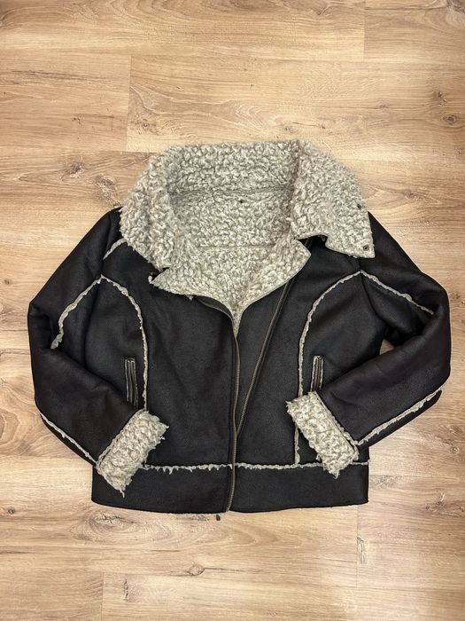 Кожено яке с вълна